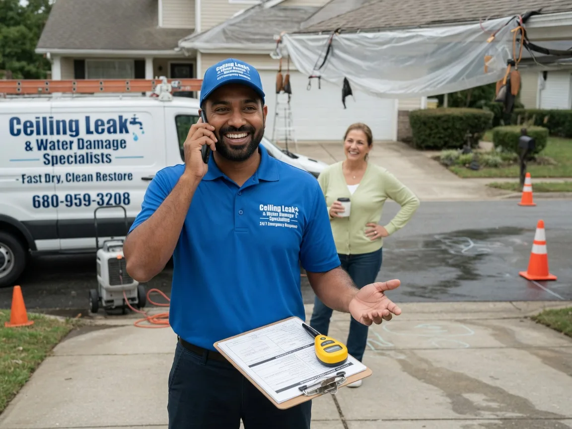 Ceiling Leak Cleanup Saint Charles, MI FAQs